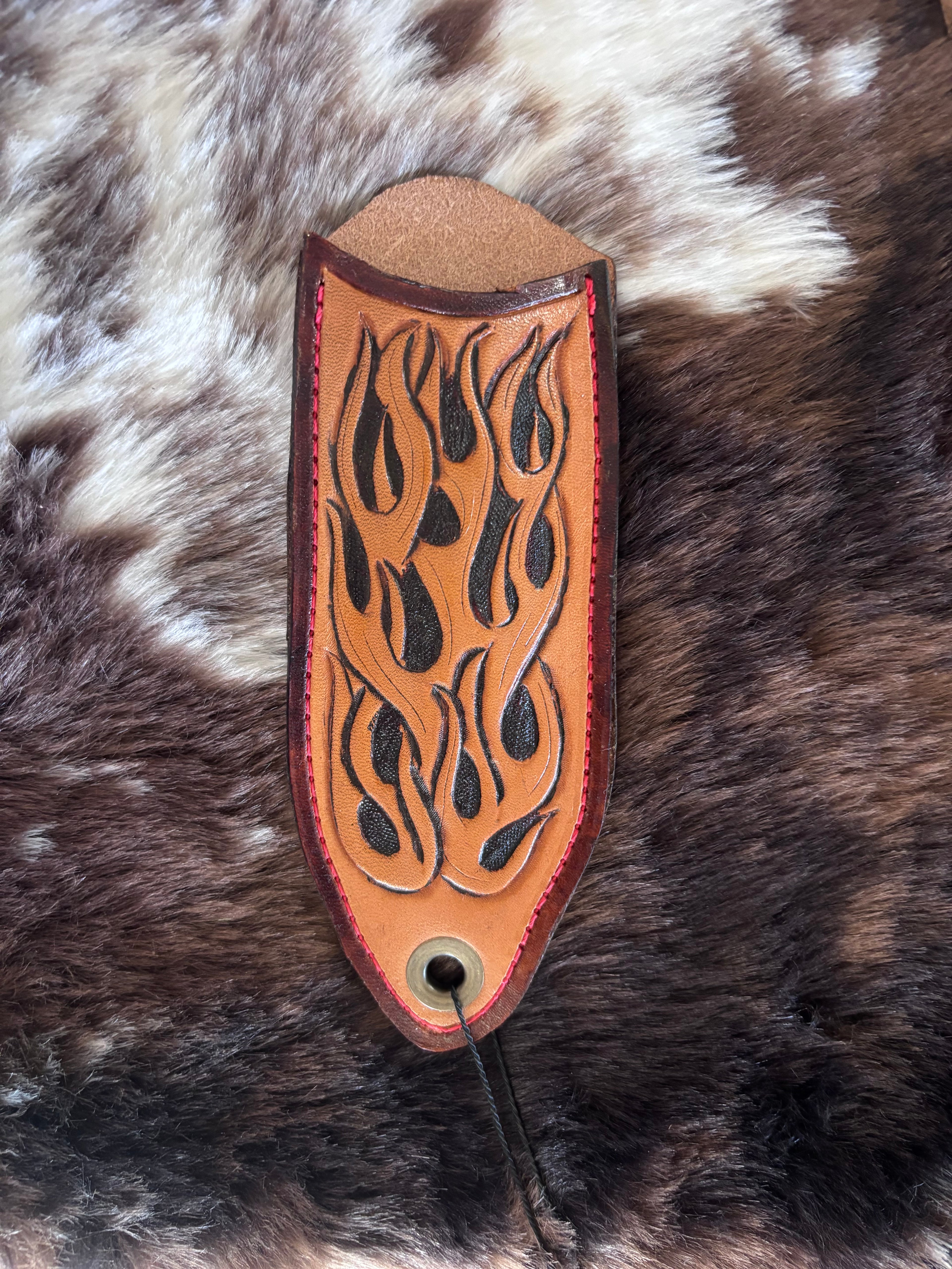 Leather Cast iron skillet sleeve