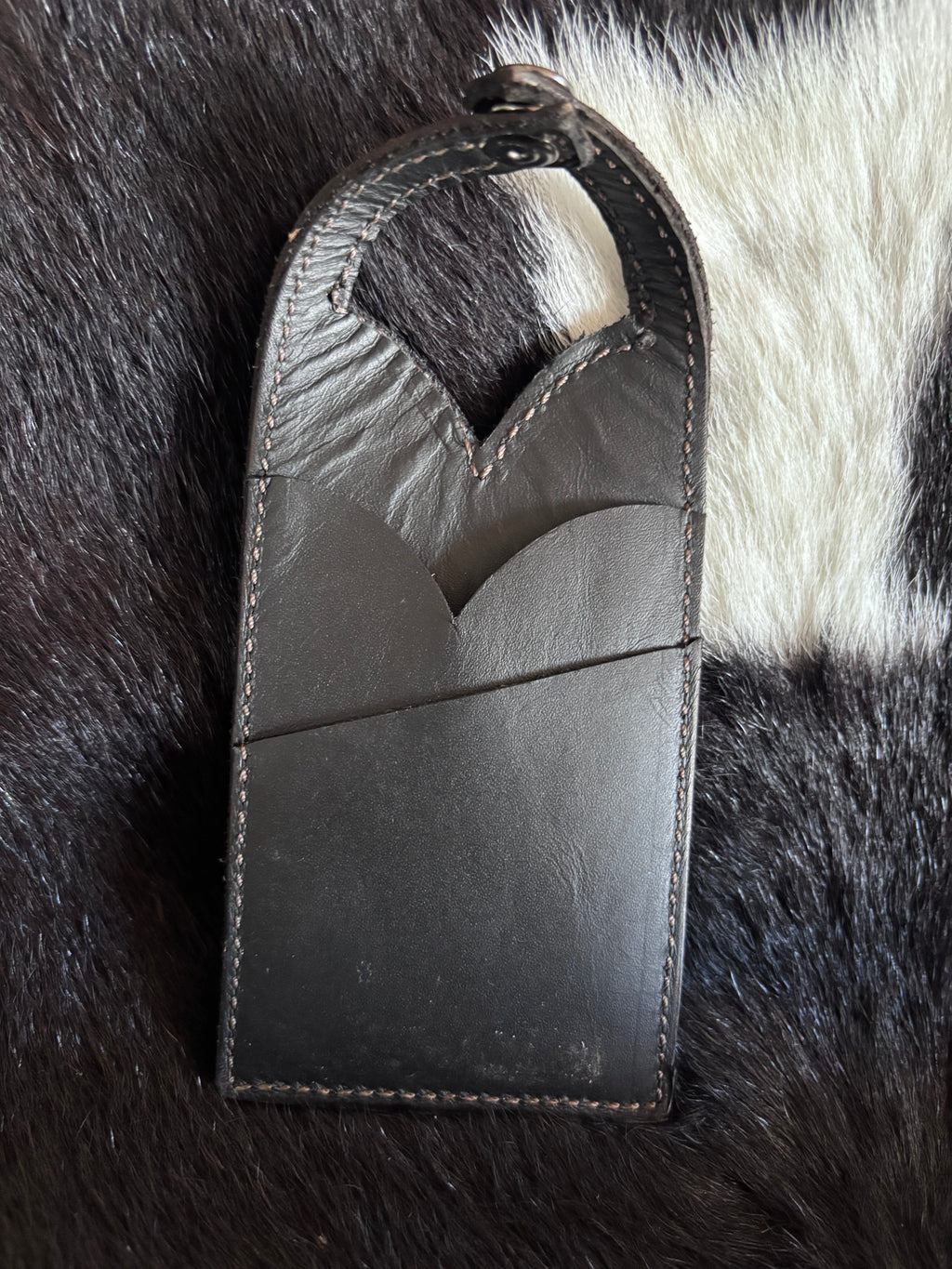 Leather boot wallet